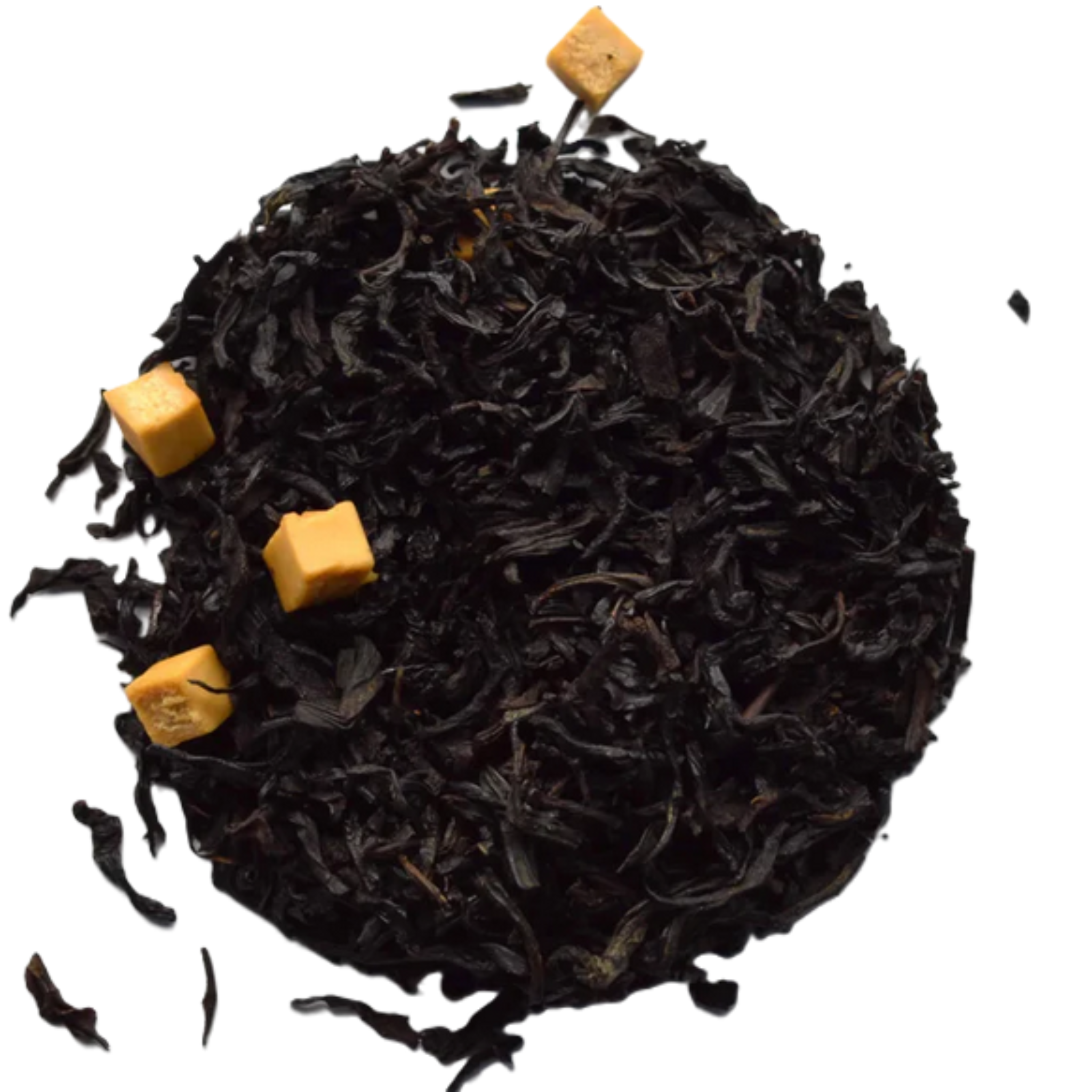 English Toffee black tea with caramel and toffee pieces loose leaf