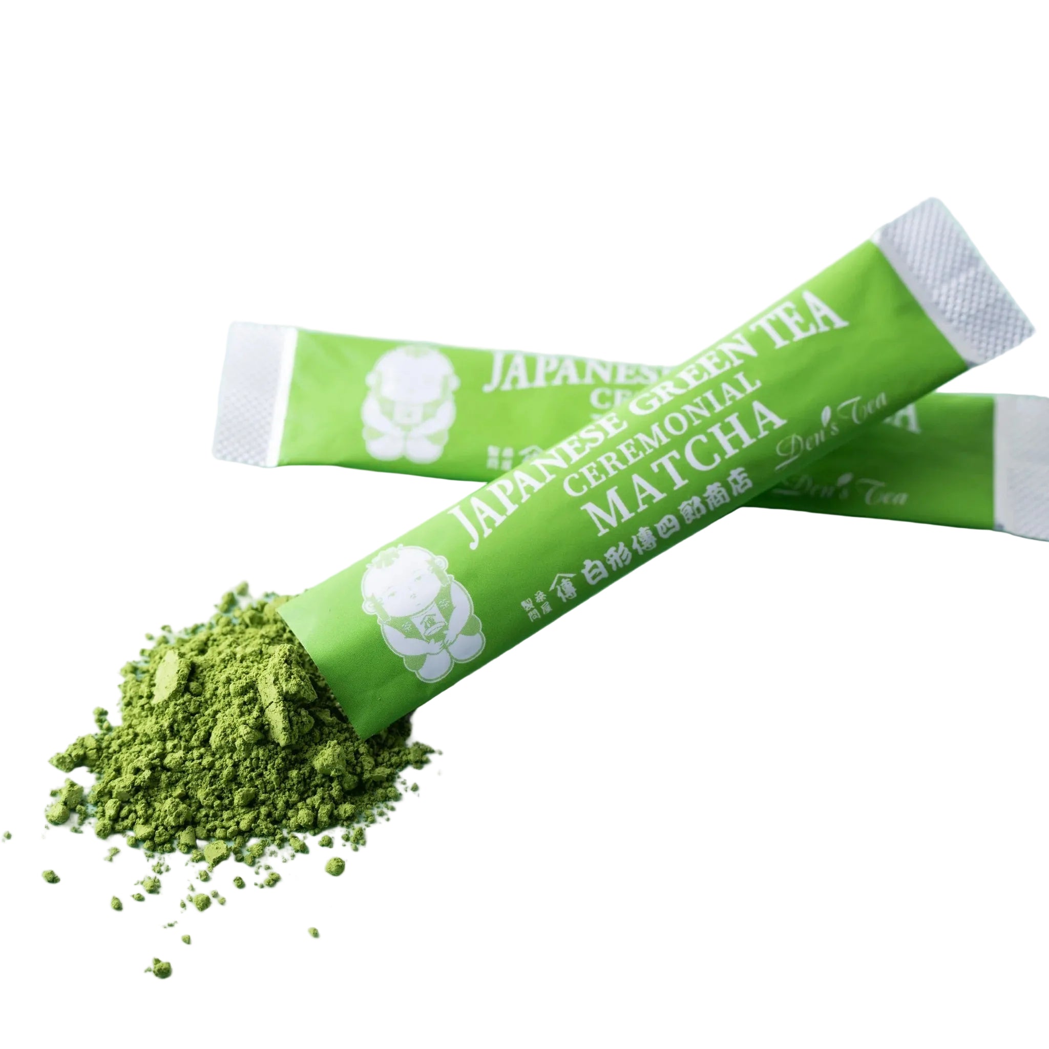 Matcha single serving sticks premium Japanese matcha