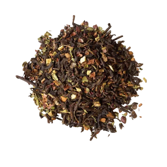 Mint vanilla puerh tea loose leaf blend