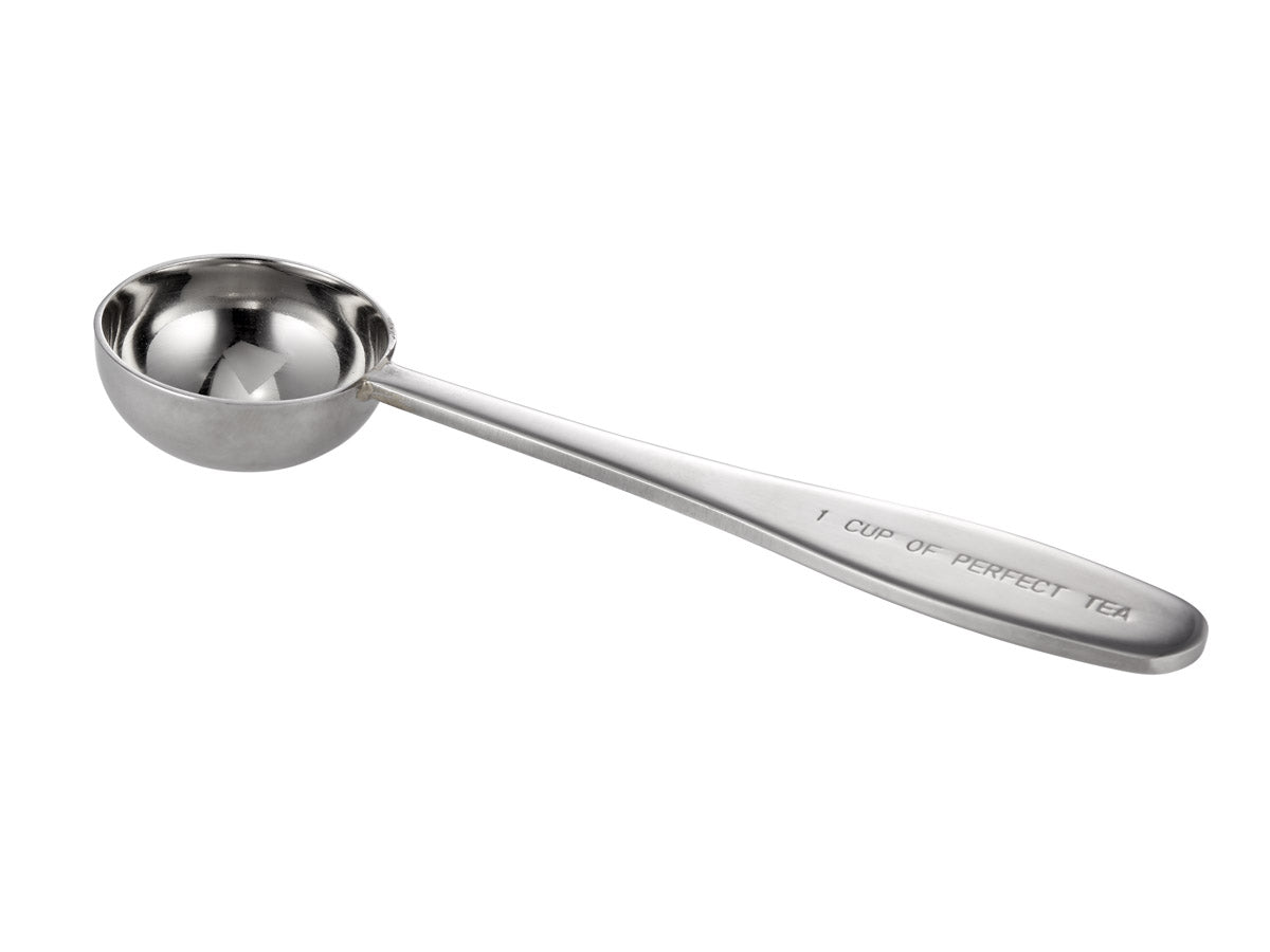 stainless steel perfect cup of tea measuring spoon