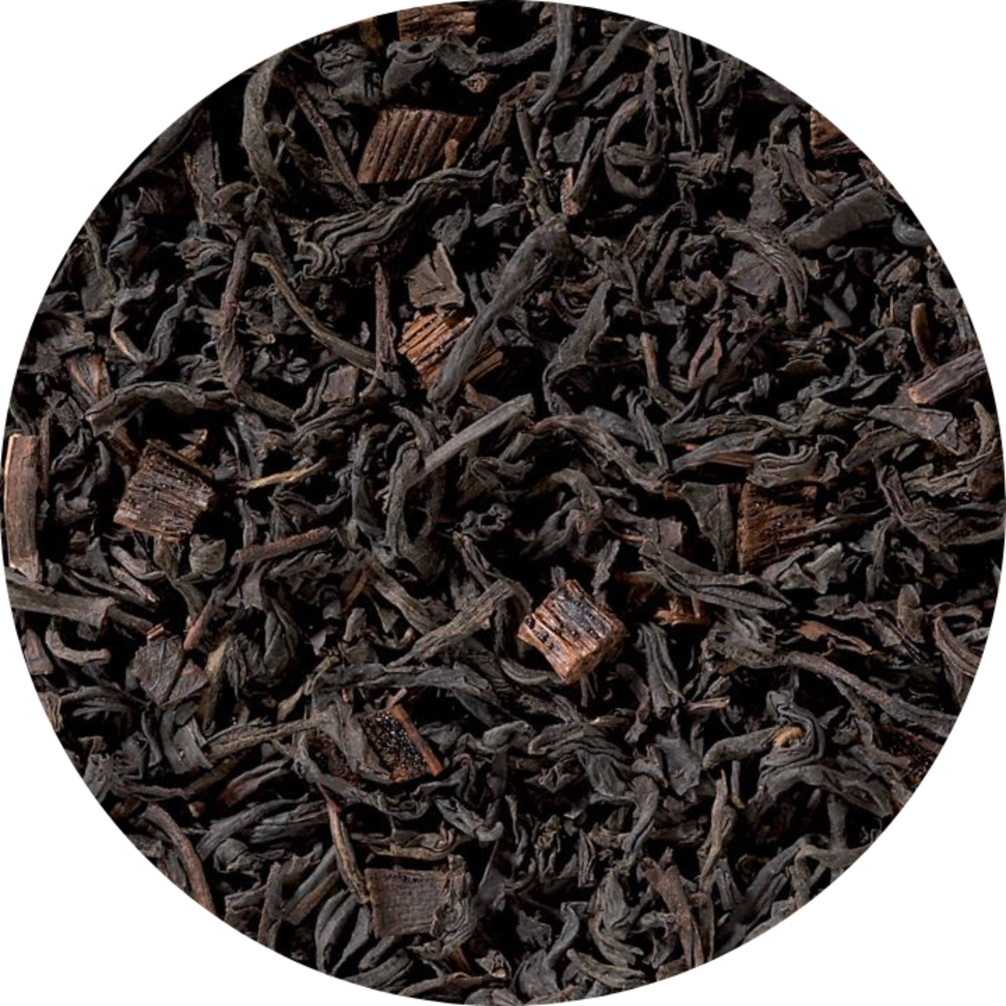 Vanilla black tea loose leaf with warm vanilla flavor
